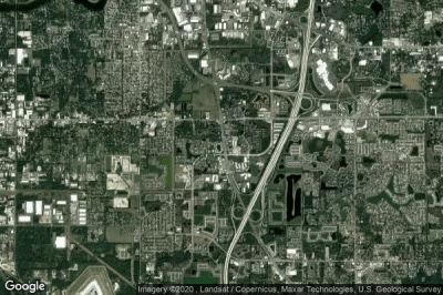 Vue aérienne de Hillsborough County