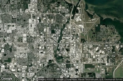 Vue aérienne de Pinellas County