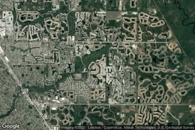 Vue aérienne de Plantation