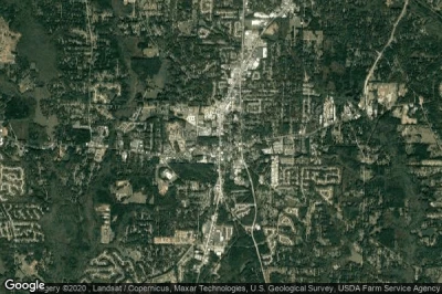 Vue aérienne de Fayetteville
