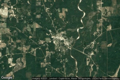 Vue aérienne de Leakesville