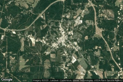 Vue aérienne de Waynesboro