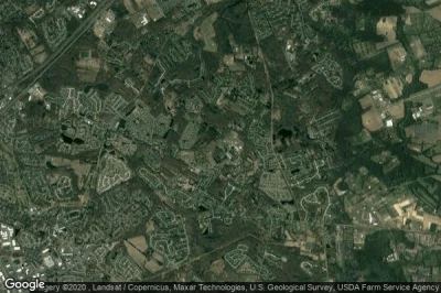 Vue aérienne de Mount Laurel
