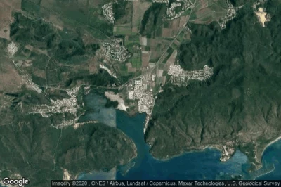 Vue aérienne de Guanica