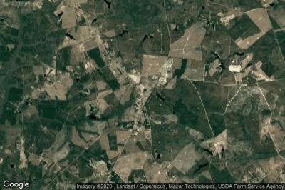 Vue aérienne de Lockhart Oil Field