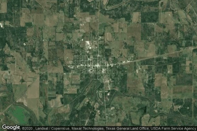 Vue aérienne de Goliad