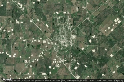 Vue aérienne de Karnes City