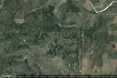 Vue aérienne de Uvalde County