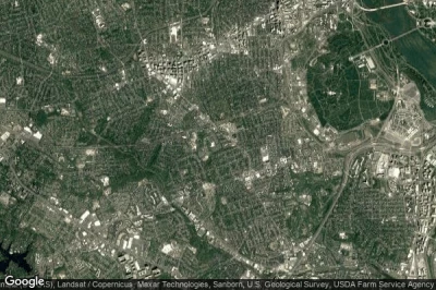 Vue aérienne de Arlington County