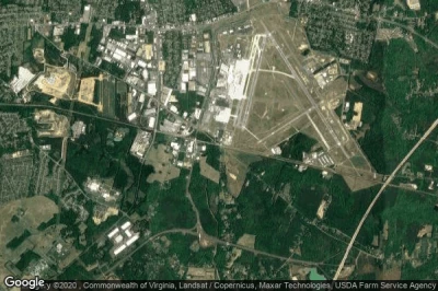 Vue aérienne de Fort Lee