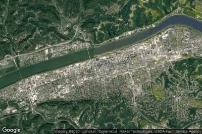 Vue aérienne de Huntington