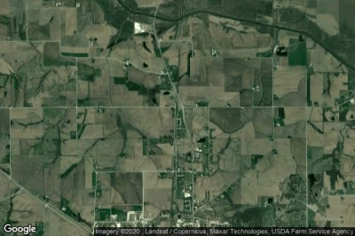 Vue aérienne de Mahaska County
