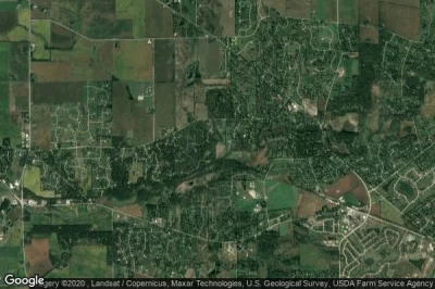 Vue aérienne de Kane County