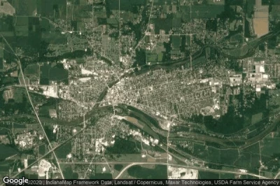 Vue aérienne de Cass County