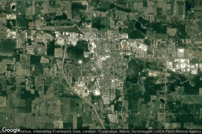 Vue aérienne de Kendallville