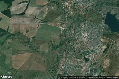 Vue aérienne de Rozhkovo