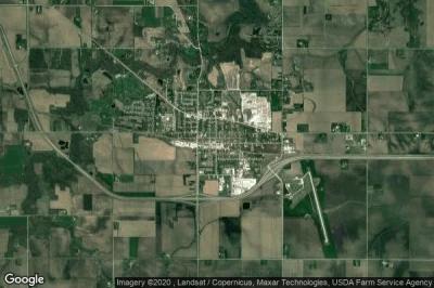 Vue aérienne de Dodge Center