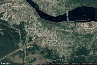 Vue aérienne de Podporozhye