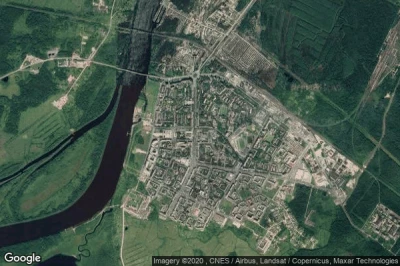 Vue aérienne de Plavnitsy