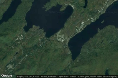 Vue aérienne de Lake Pleasant