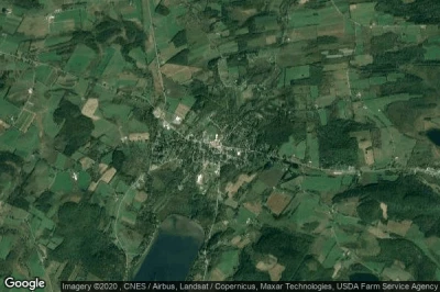 Vue aérienne de Richfield Springs