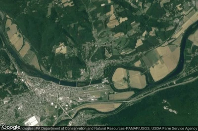 Vue aérienne de Dunnstown
