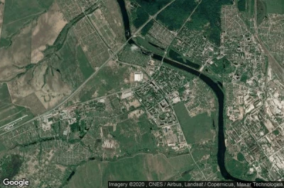 Vue aérienne de Novlyanskoye