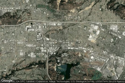 Vue aérienne de San Dimas - Los Angeles