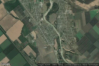Vue aérienne de Krasnaya Polyana