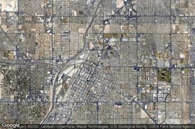 Vue aérienne de Las Vegas