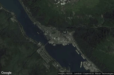 Vue aérienne de Juneau