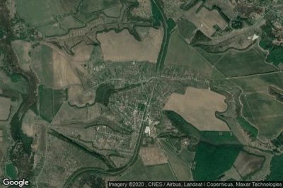Vue aérienne de Gostishchevo