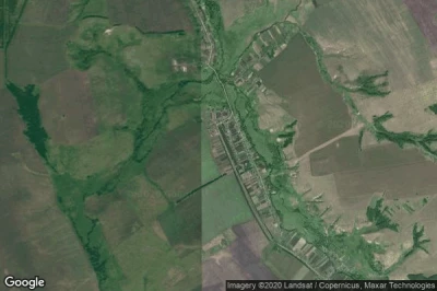 Vue aérienne de Bol’shaya Kashayevka