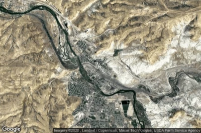 Vue aérienne de Green River