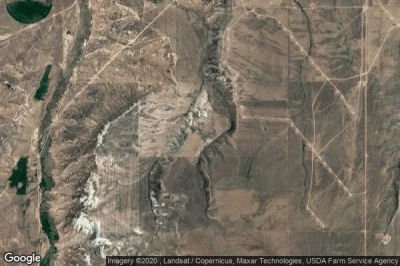 Vue aérienne de Uinta County