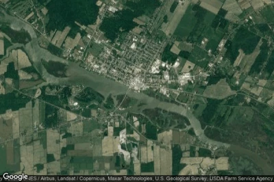 Vue aérienne de Dunnville