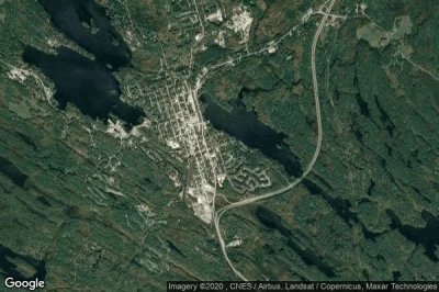 Vue aérienne de Gravenhurst