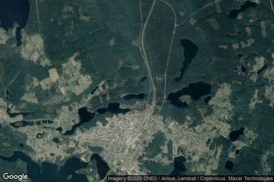 Vue aérienne de Ignalina