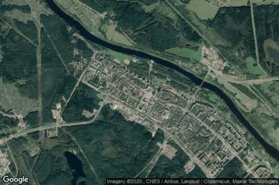 Vue aérienne de Navapolatsk