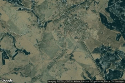 Vue aérienne de Haradzishcha