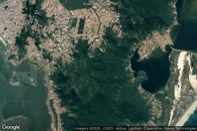 Vue aérienne de Florianópolis