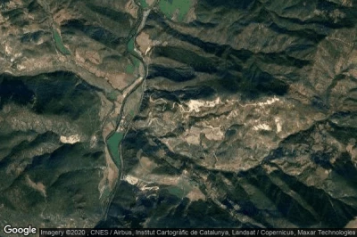 Vue aérienne de Ribera d'Urgellet