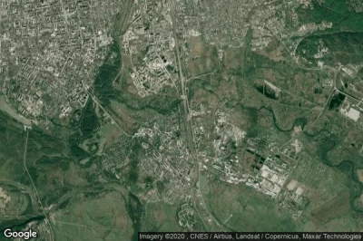 Vue aérienne de Slobodka