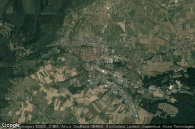 Vue aérienne de Wissembourg