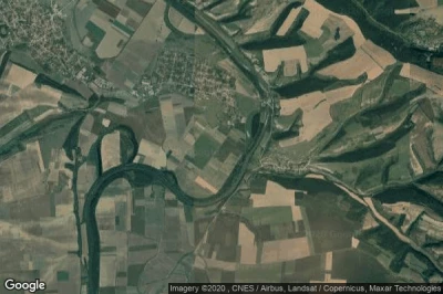 Vue aérienne de Dolna Studena