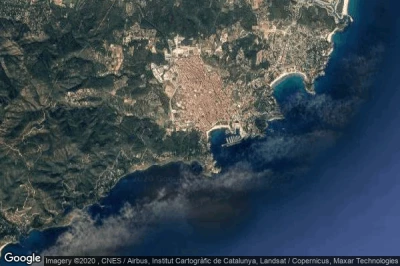 Vue aérienne de Sant Feliu de Guíxols