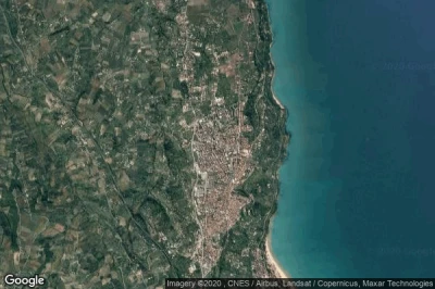 Vue aérienne de Vasto