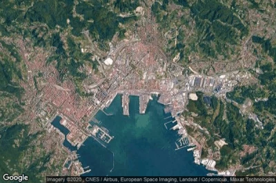 Vue aérienne de La Spezia