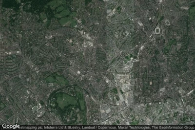 Vue aérienne de London Camden Town