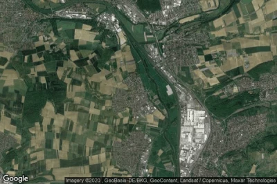 Vue aérienne de Untereisesheim